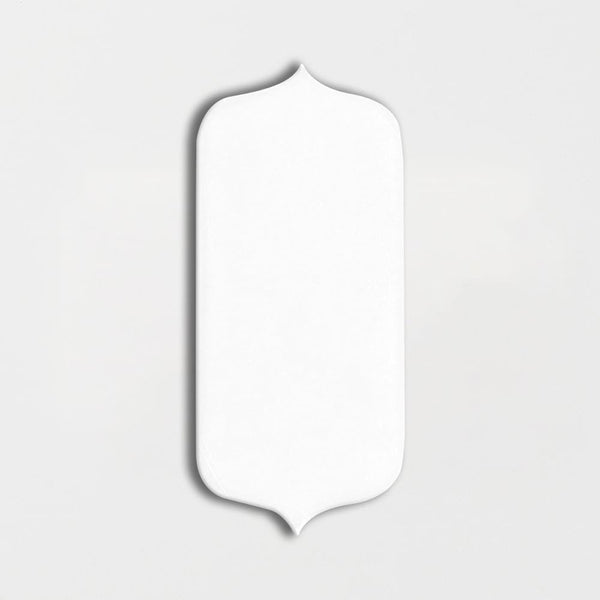Royal White Glossy Tear Field Seramik Fayans