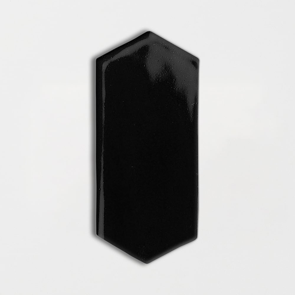 Black Glossy Pct Seramik Fayans