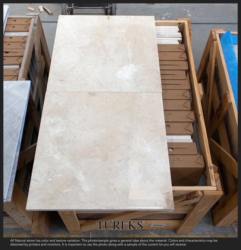 Royal Cream Cilalı 60X60X2 Mermer Fayans