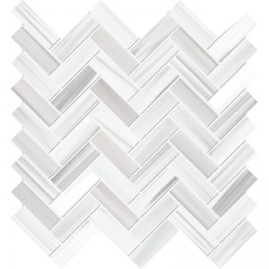 Frost White Honed 30,5X33,5 1,5X5 Mozaik