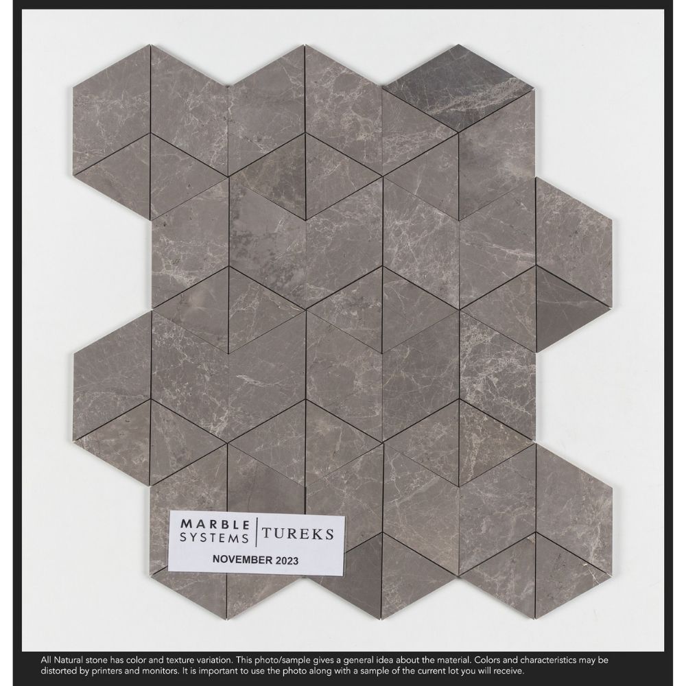 Astoria Yarı Cilalı Hexagon Porselen Mozaik 26x26x1,2