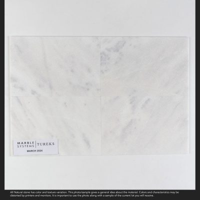Fantasy White Leather Mermer Fayans 40,6X61X1,2