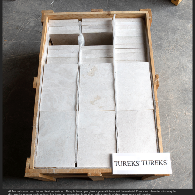 Royal Cream Leather Mermer Fayans